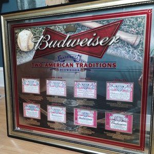 Budweiser bar mirrors